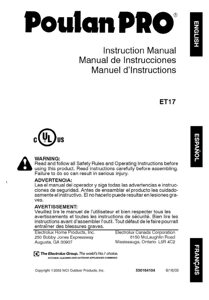 Poulan Pro ET17 instruction manual