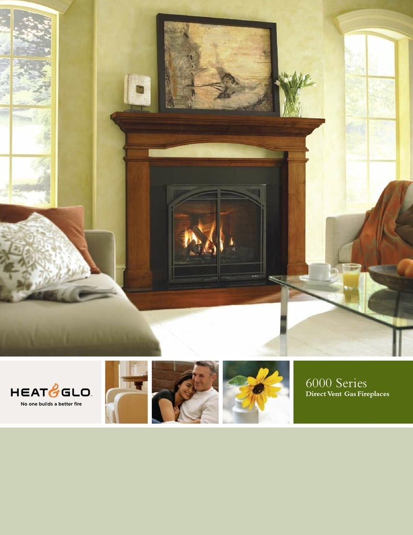 Heat & Glo LifeStyle 6000 Series brochure