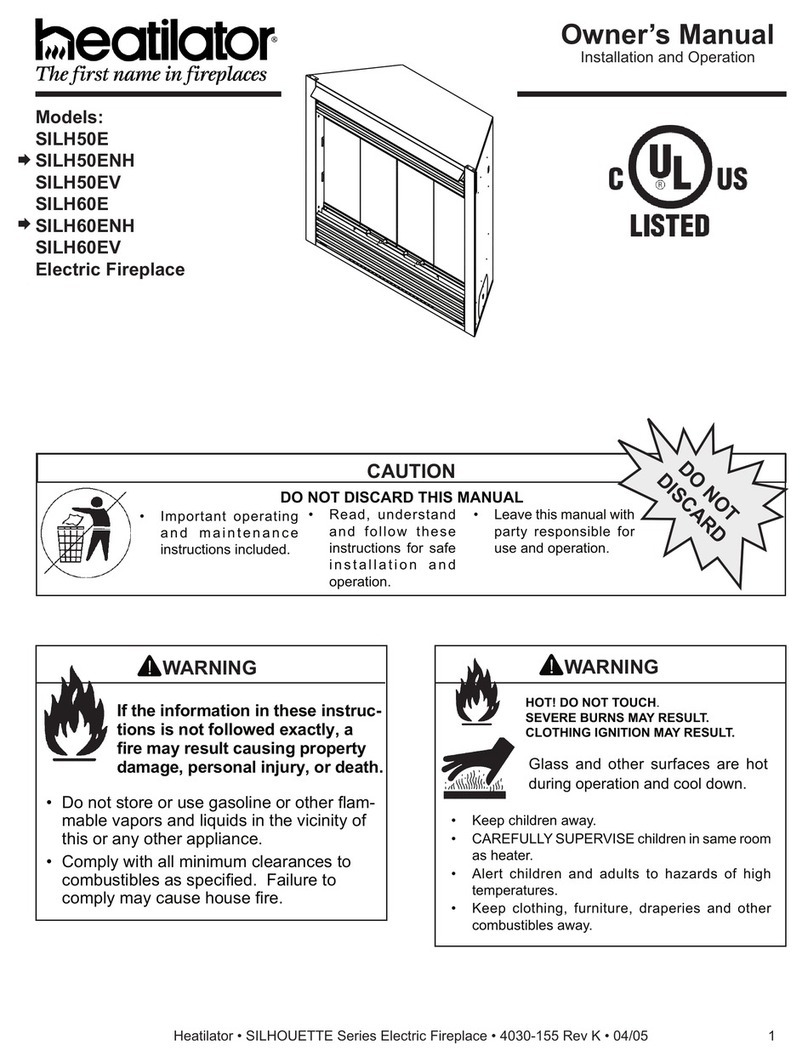 Heatilator SILH50ENH User manual