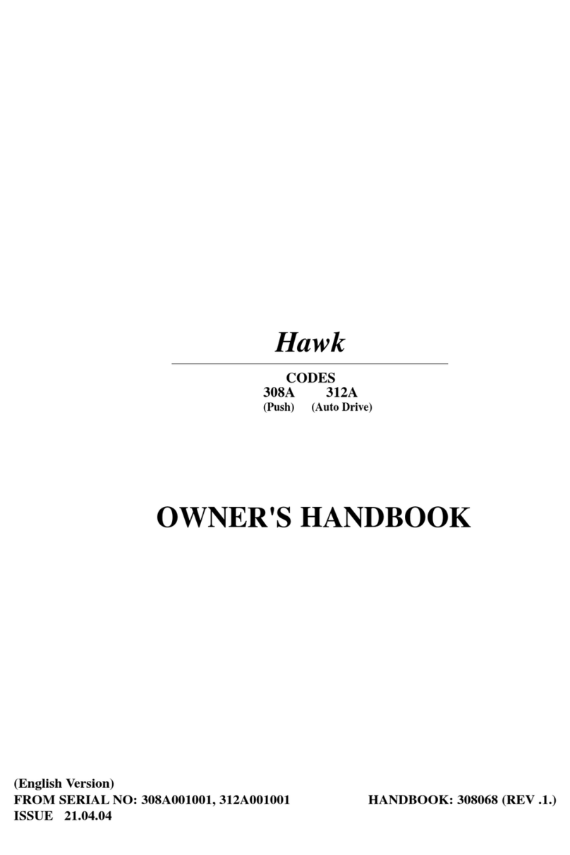 Hayter Hawk 308A User guide
