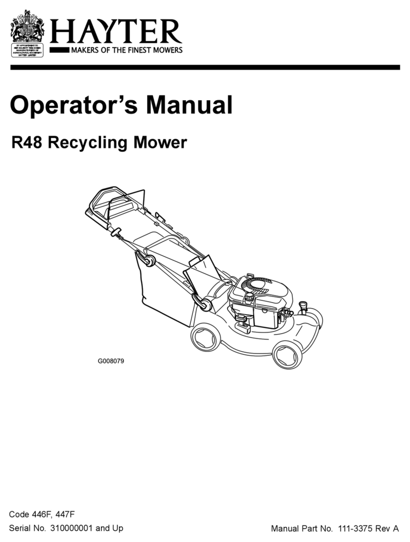 Hayter R48 447F User manual