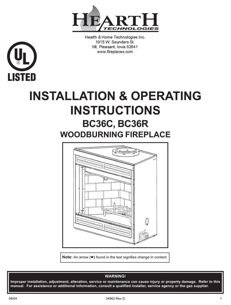 Hearth and Home Technologies BC36C Manual Hearth and Home Technologies BC36C Manual