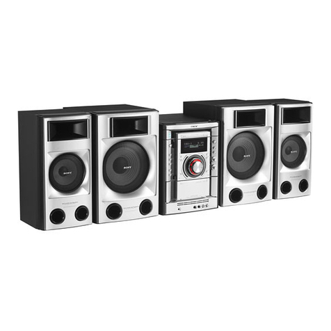 Sony MHC-LX10000 - High Power Mini Hi-fi System operating instructions