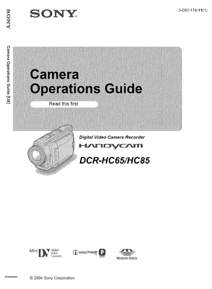 Sony DCR-HC85 - Digital Handycam Camcorder User manual