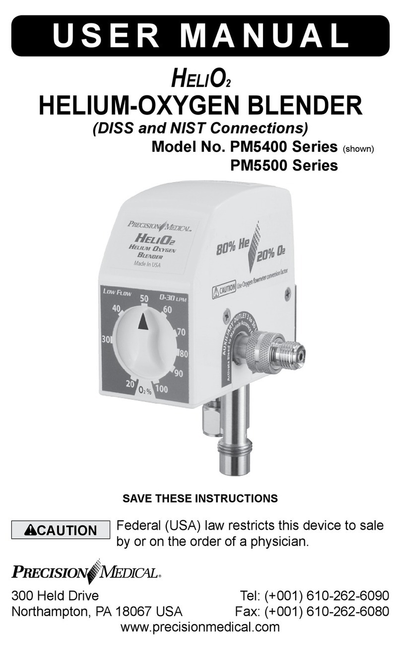 Precision Medical PM5500 Series user manual