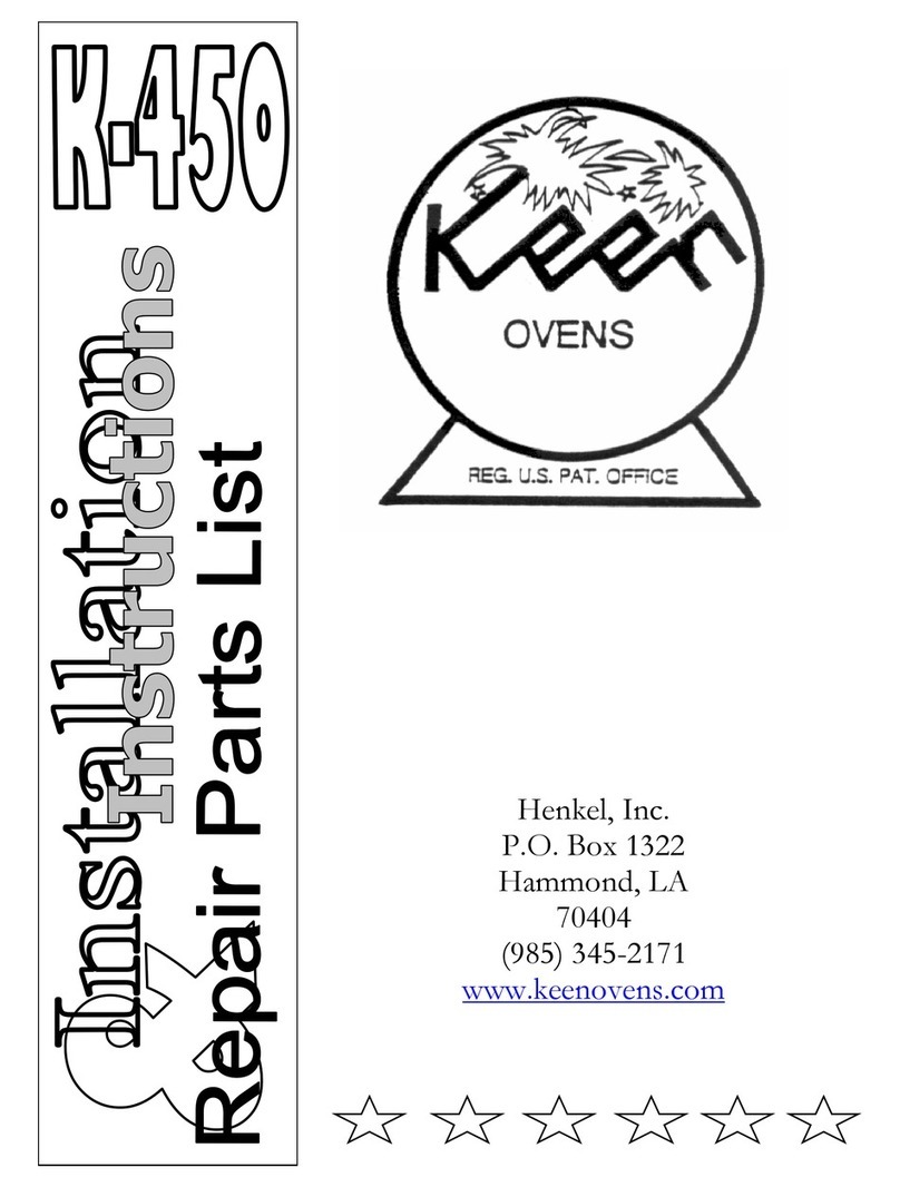 Henkel K-450 Installation instructions & repair parts list