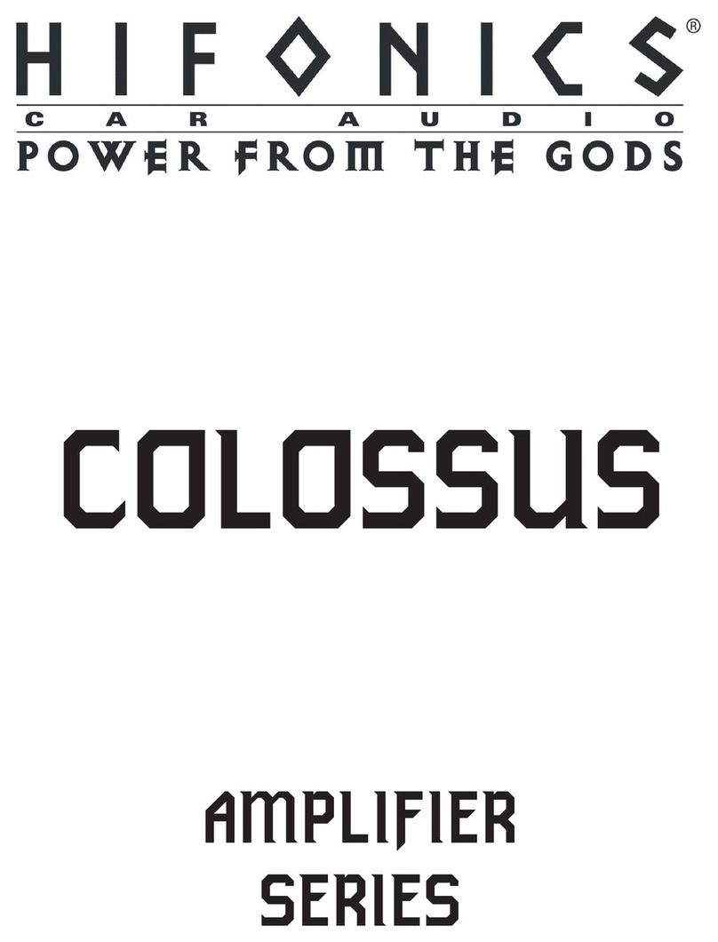 Hifionics Colossus manual