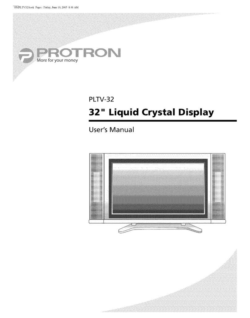 PROTRON PLTV-32 User manual