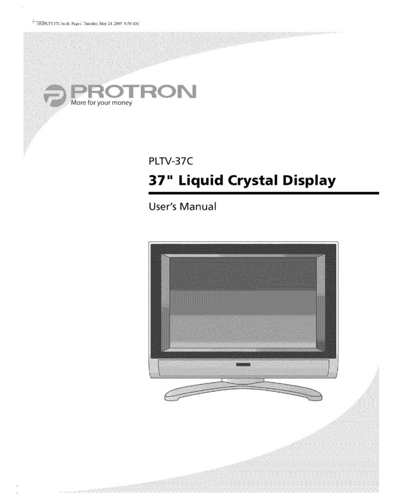 PROTRON PLTV-37C User manual
