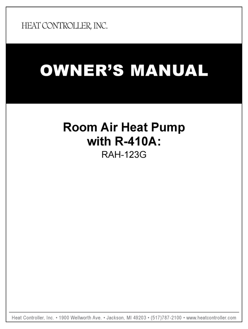 Heat Controller RAH-123G User manual