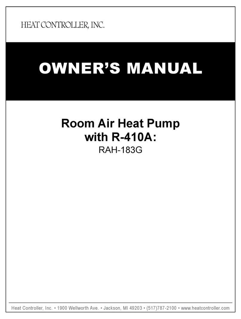 Heat Controller RAH-183G User manual
