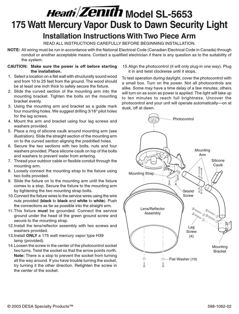 Heath Zenith SL-5653 User manual