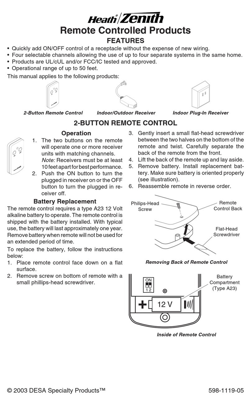 Heath Zenith 598-1119-05 User manual