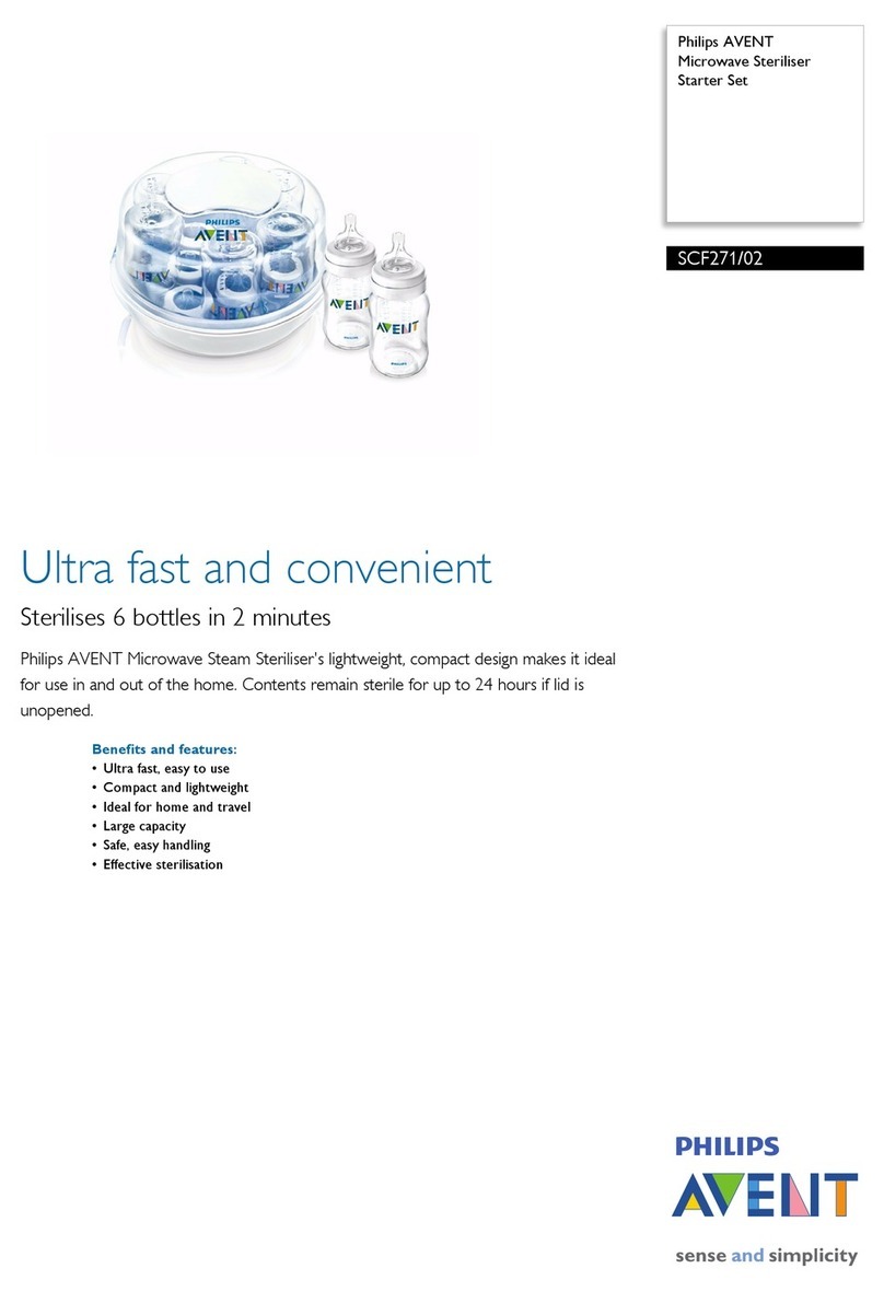 Philips AVENT AVENT SCF271/02 User manual