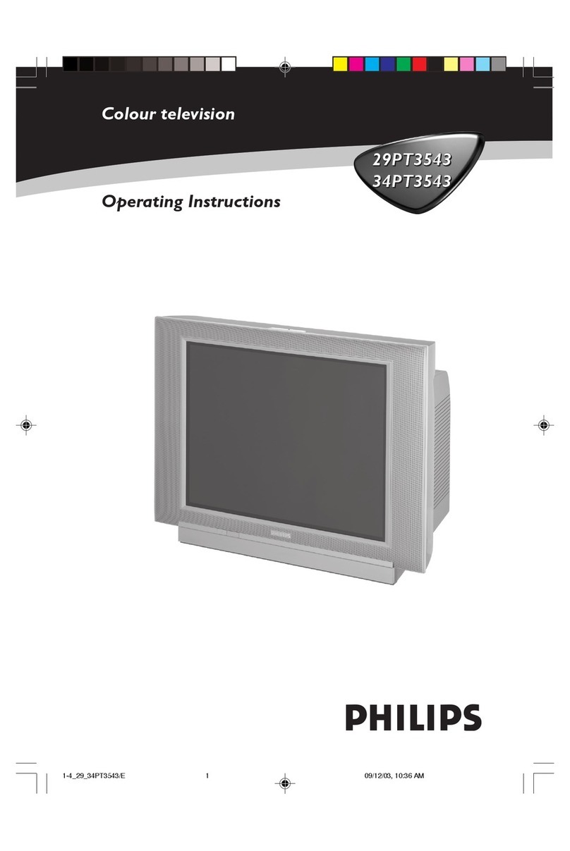 Philips 29PT3543 operating instructions