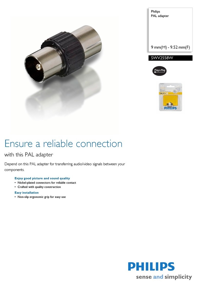 Philips SWV2558W Specifications