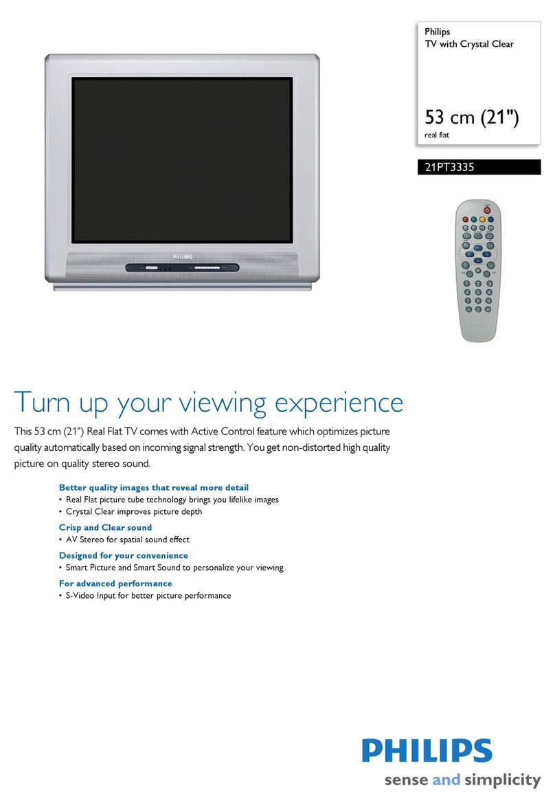 Philips 21PT3335 User manual