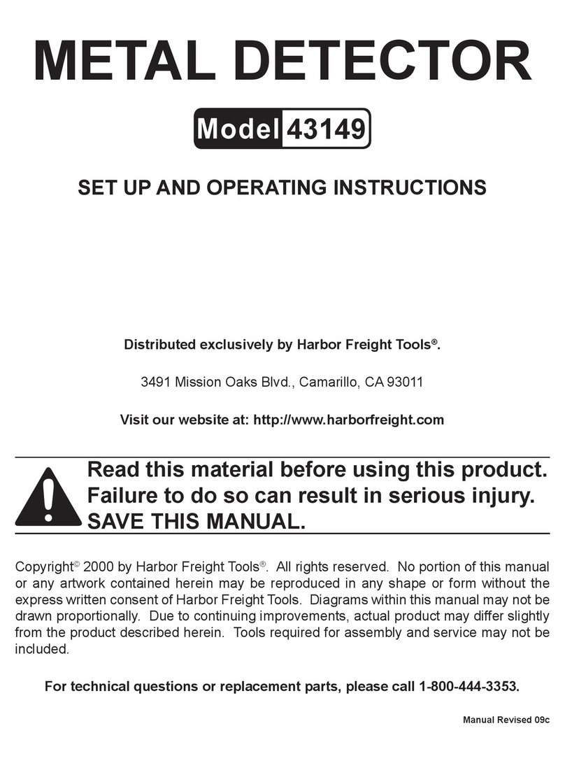 Harbor Freight Tools 43149 Set up and operating instructions