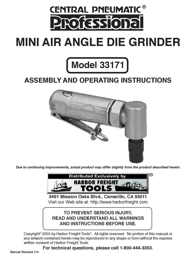 Central Pneumatic 33171 Assembly and operating instructions