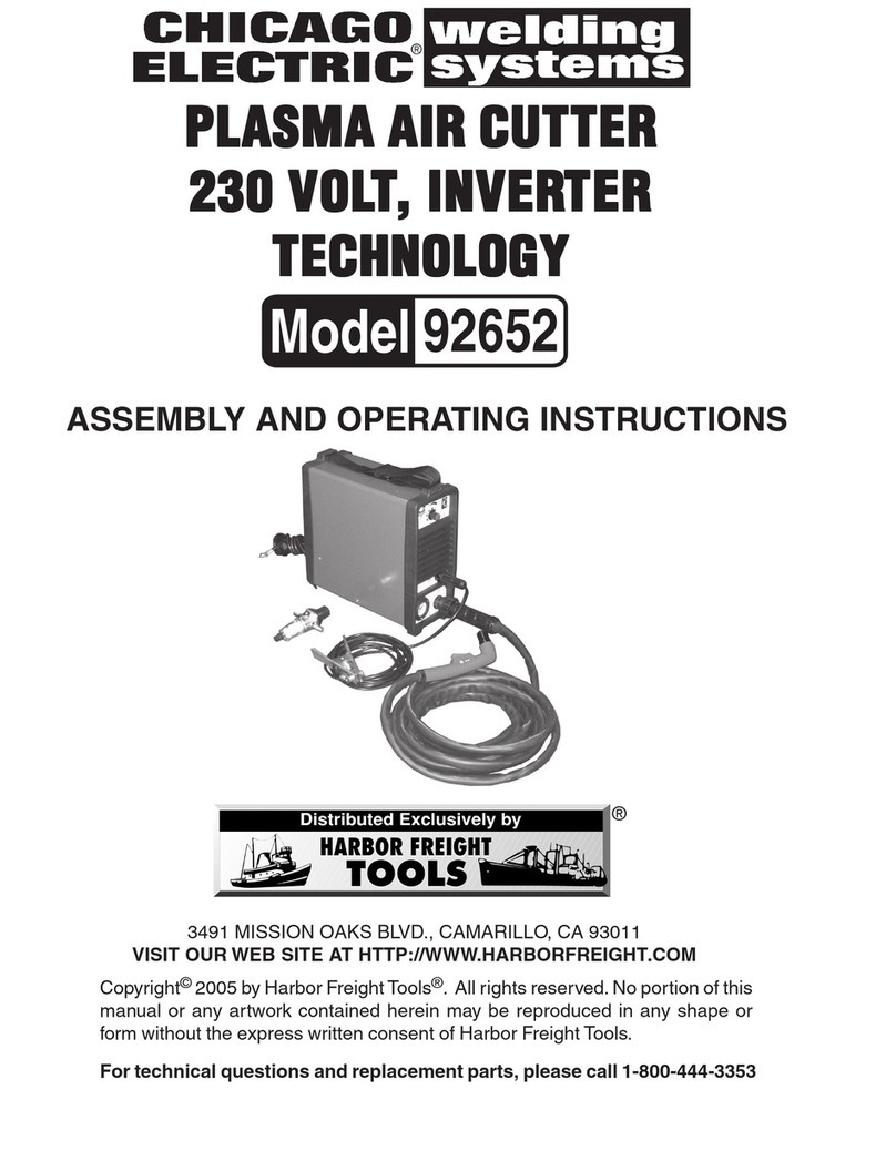 Chicago Electric 92652 User manual