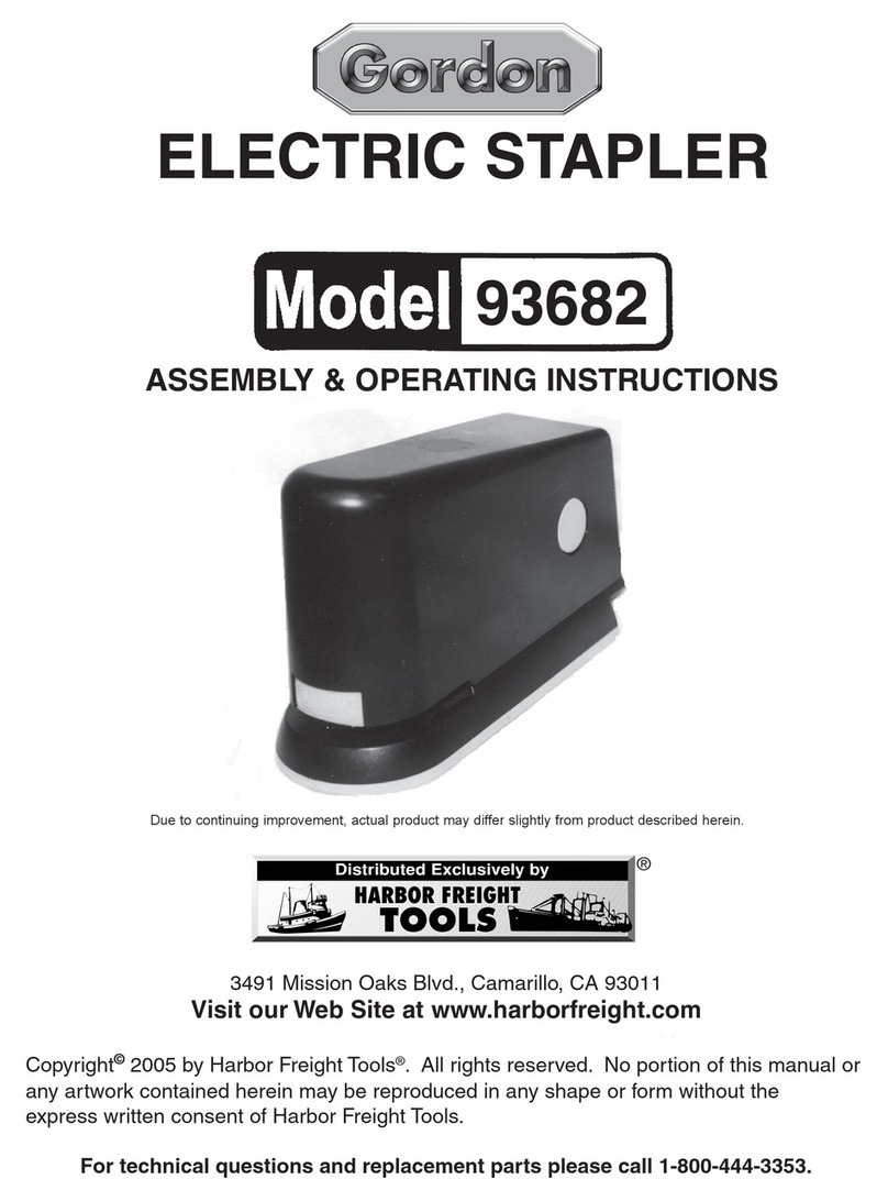 Gordon 93682 Assembly & operating instructions