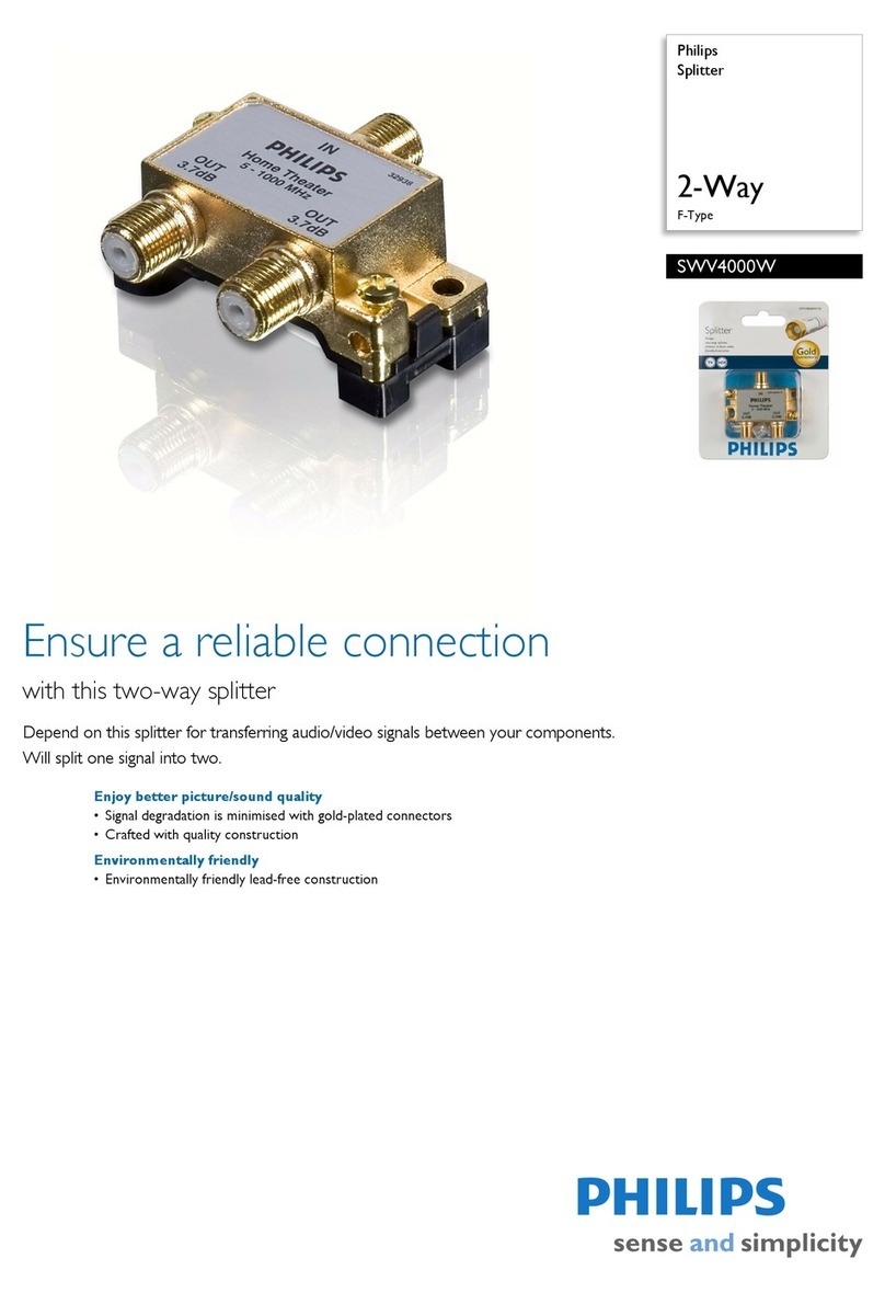 Philips SWV4000W Specifications