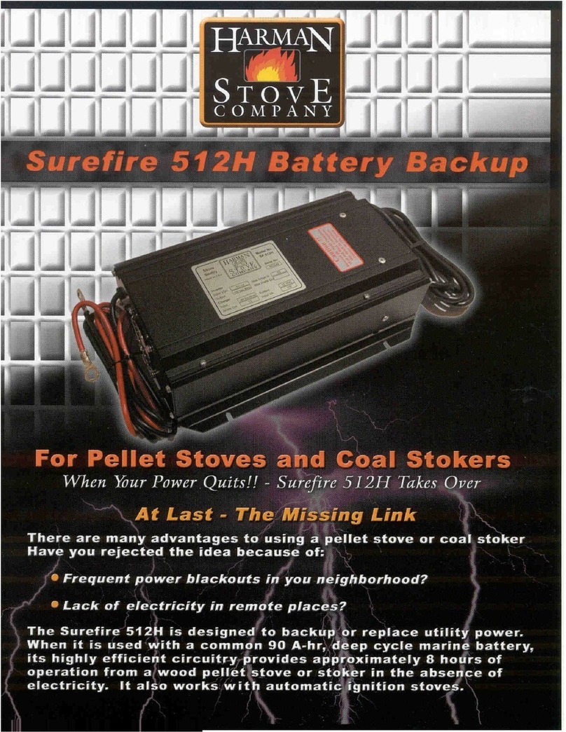 Harman Stove Company Surefire 512H manual