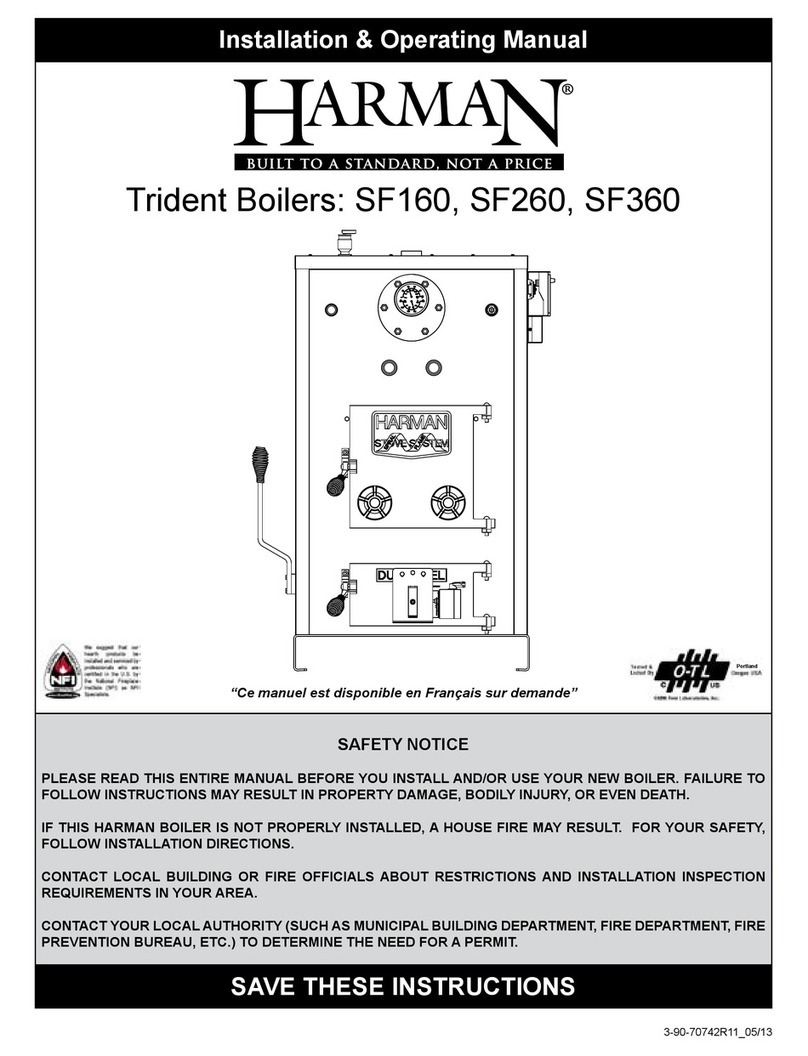 Harman Trident SF160 Installation instructions