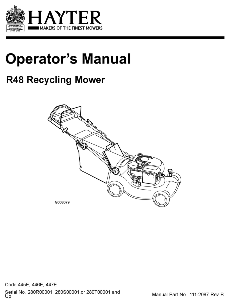 Hayter R48 445E User manual