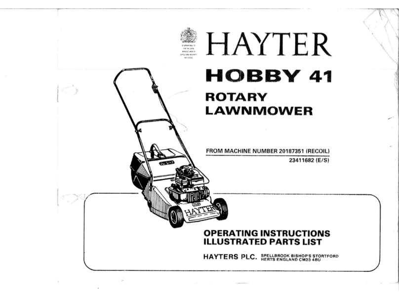 Hayter Hobby 41 User manual