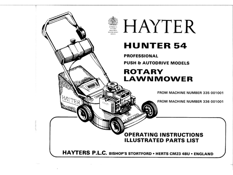 Hayter Hunter 54 User manual