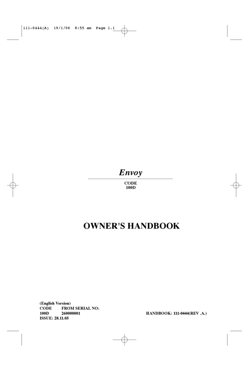 Hayter Envoy 100D Owner's handbook