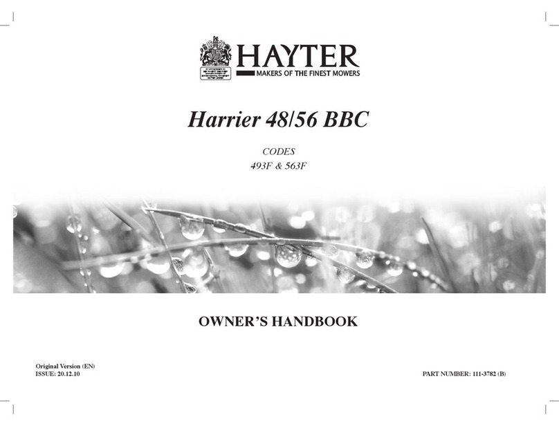 Hayter Harrier 48/56 BBC 493F User guide