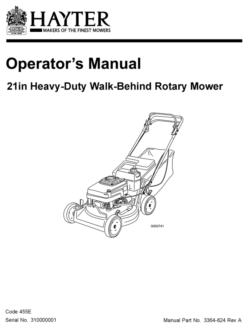 Hayter 455E User manual