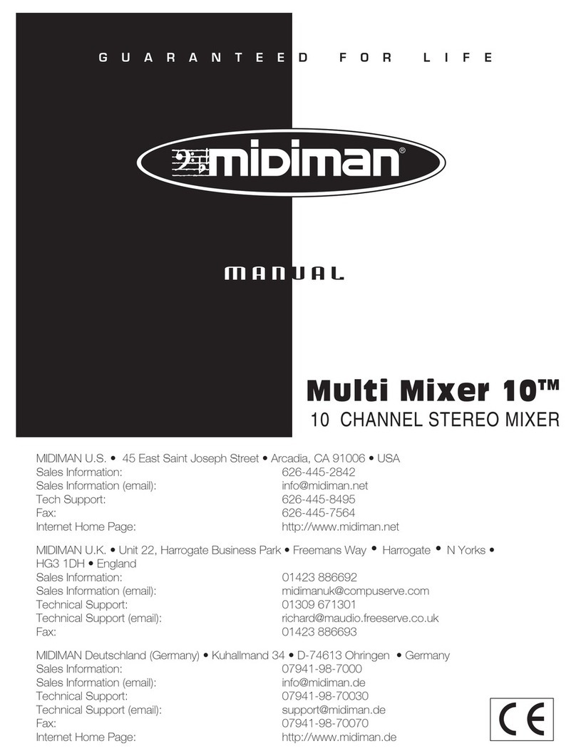 M-Audio Multi Mixer 10 manual&nbsp;
