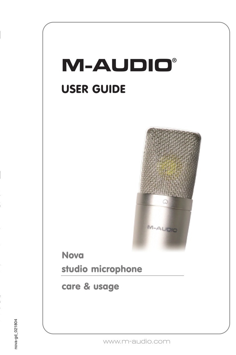 M-Audio Nova user guide