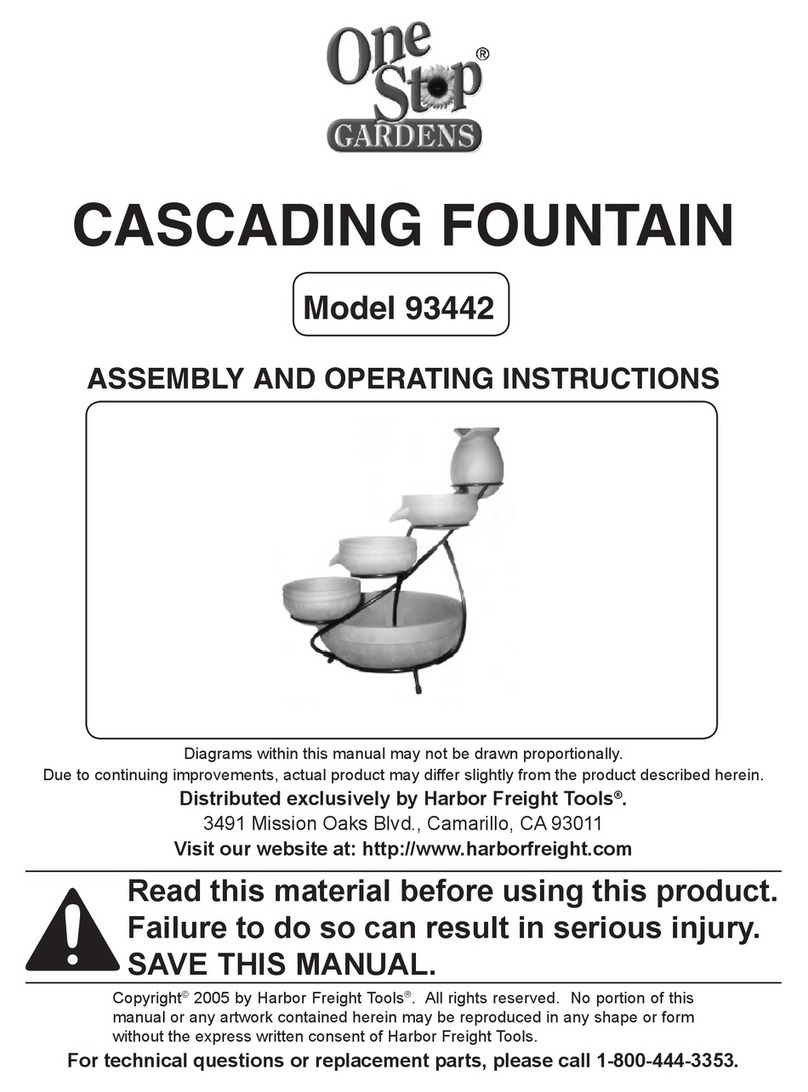 One Stop Gardens 93442 Assembly and operating instructions