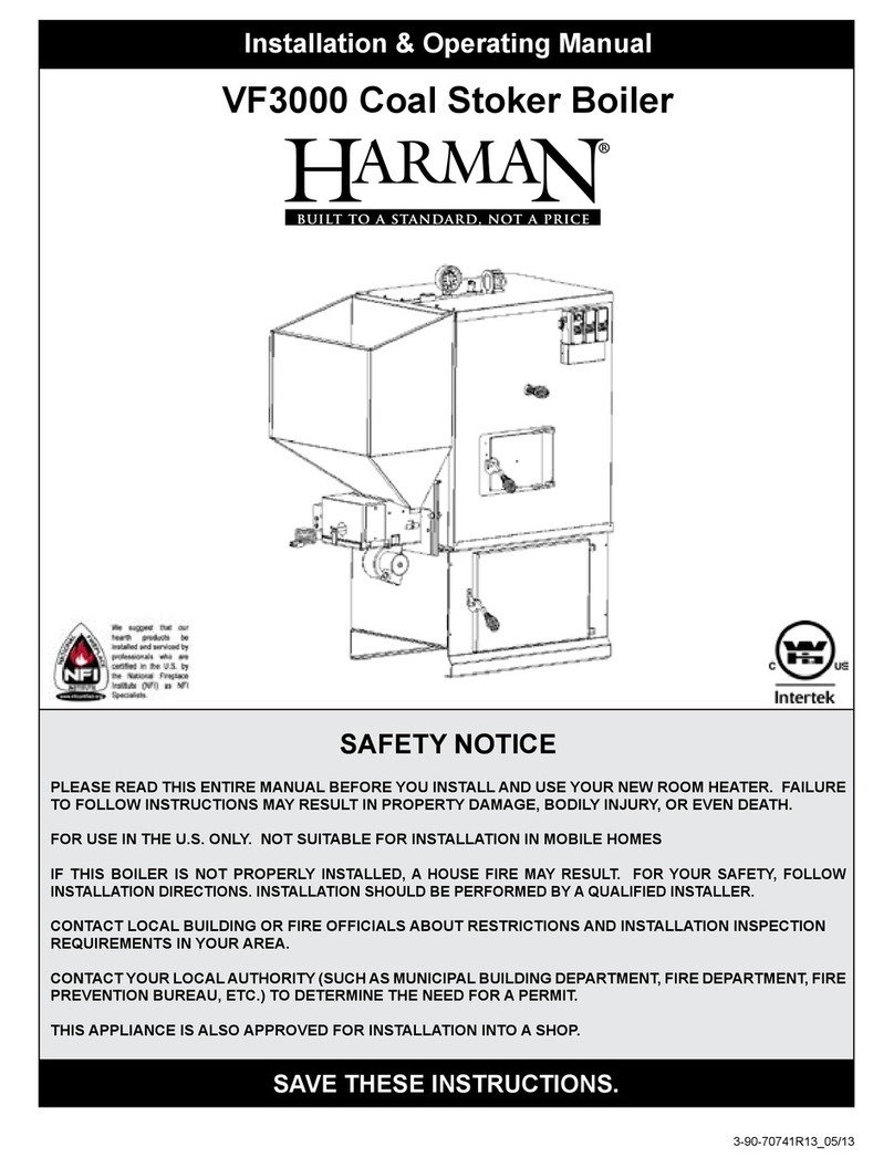 Harman VF3000 Installation & operating manual