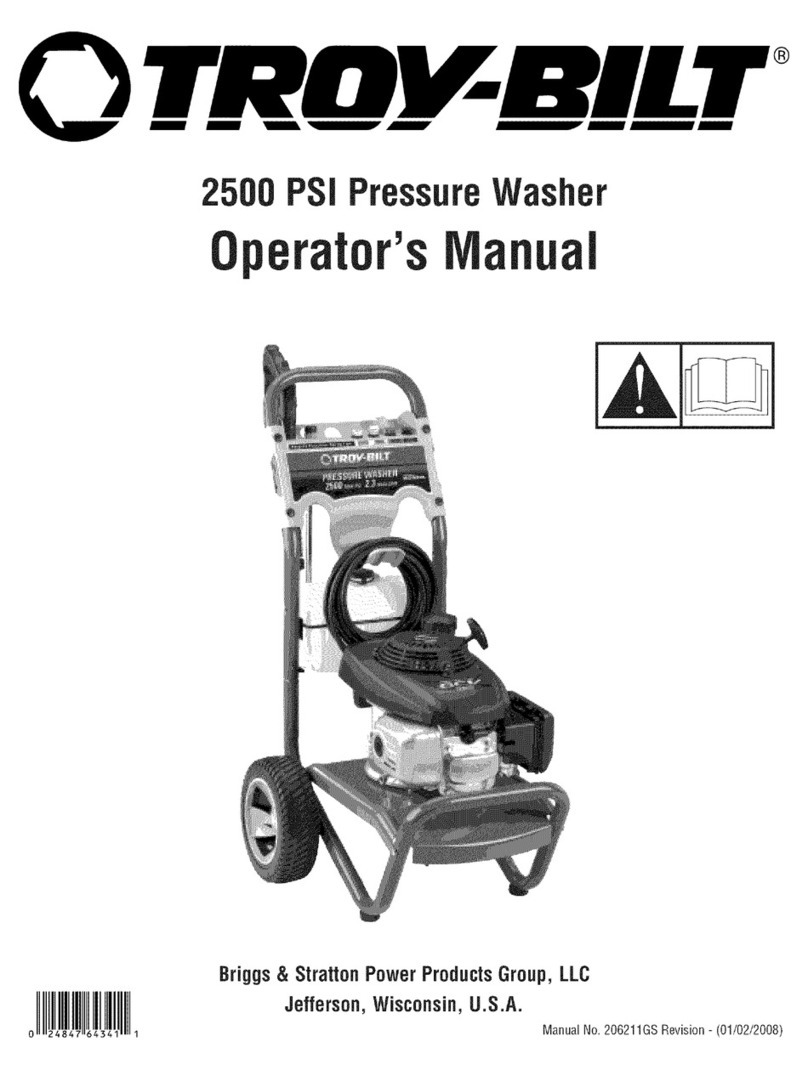 Troy-Bilt 20344 User manual