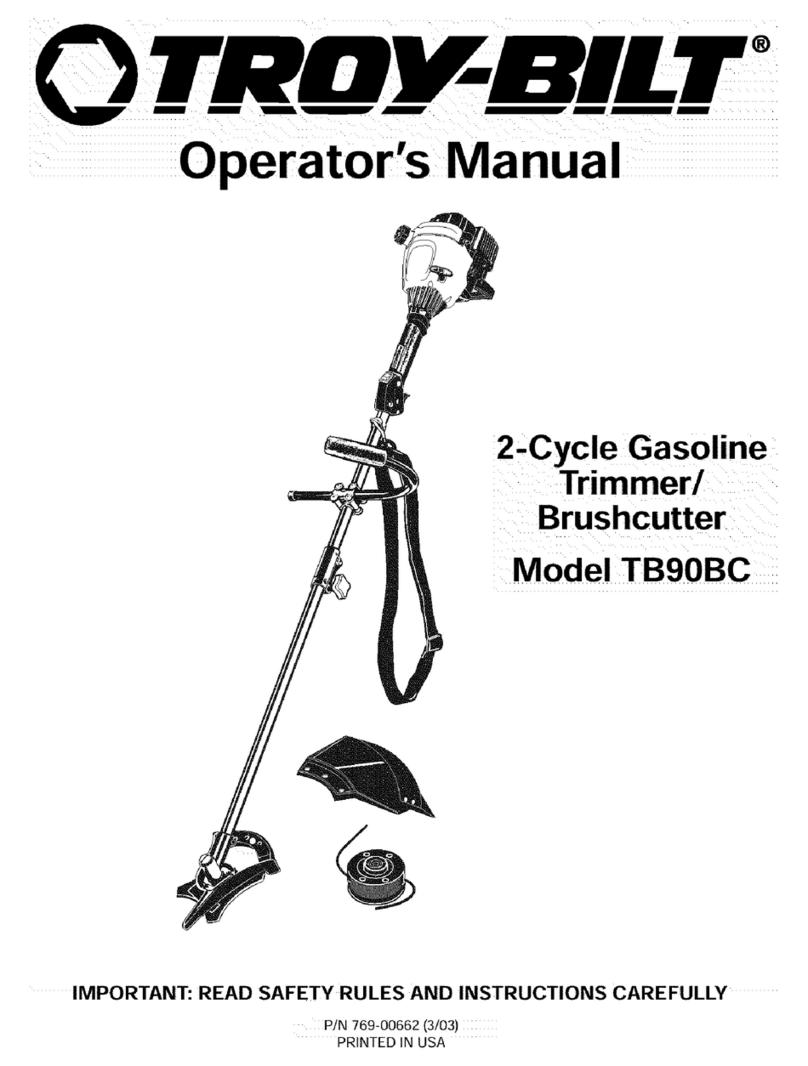 Troy-Bilt TB90BC Operator's manual