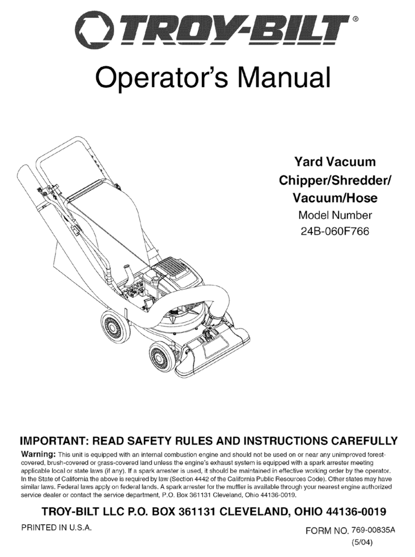 Troy-Bilt 24B-060F766 Operator's manual