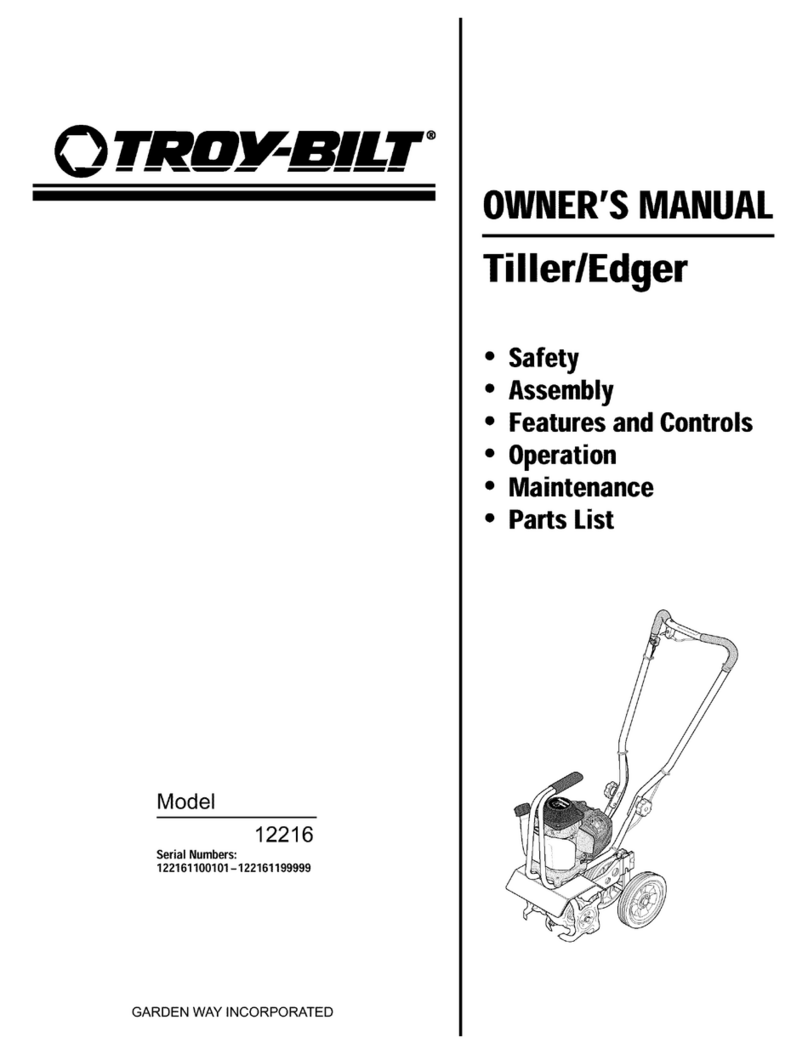Troy-Bilt 12216 owner's manual