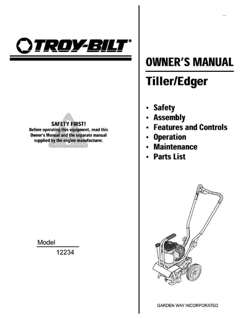 Troy-Bilt 12234 owner's manual