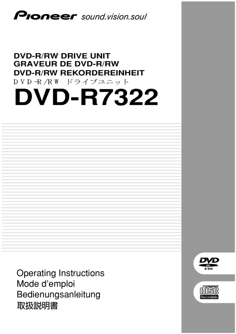 Pioneer DVD-R7322 User manual