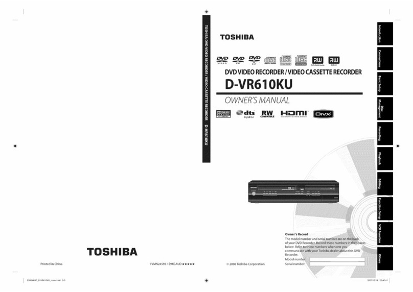 Toshiba D-V610KU owner's manual