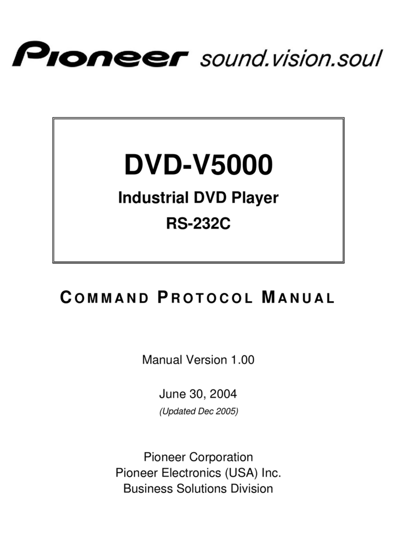 Pioneer DVD-V5000 User manual