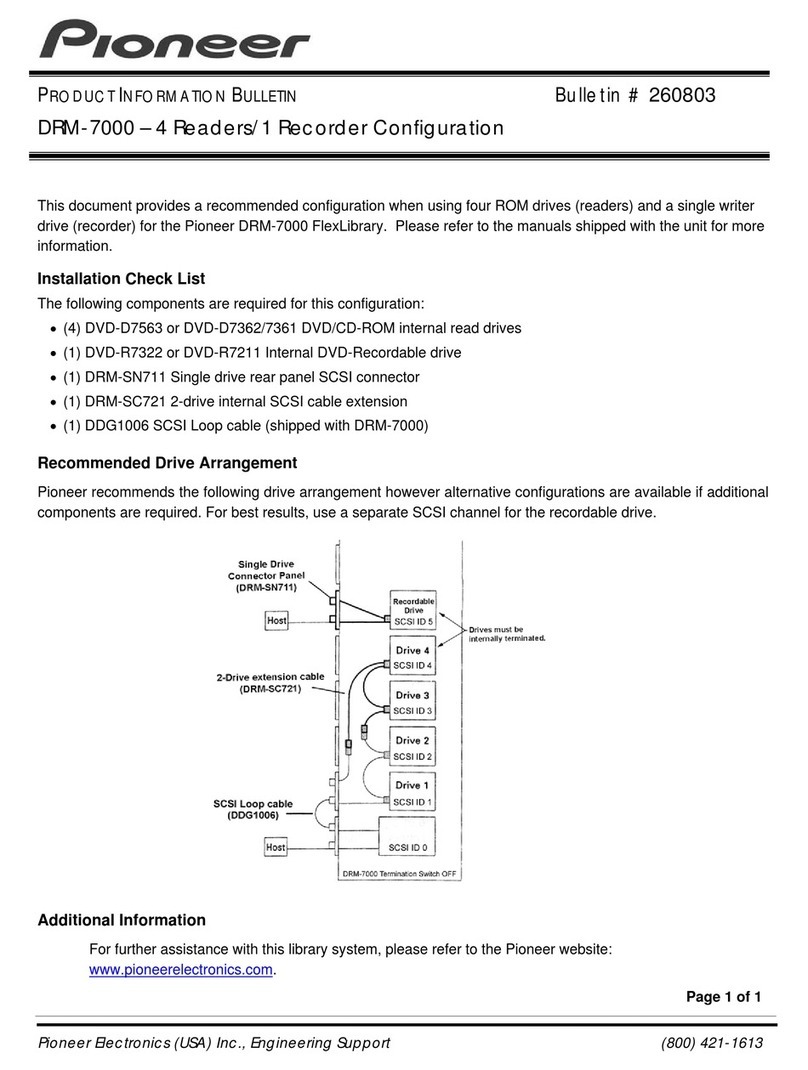 Pioneer DRM-7000 Bulletin