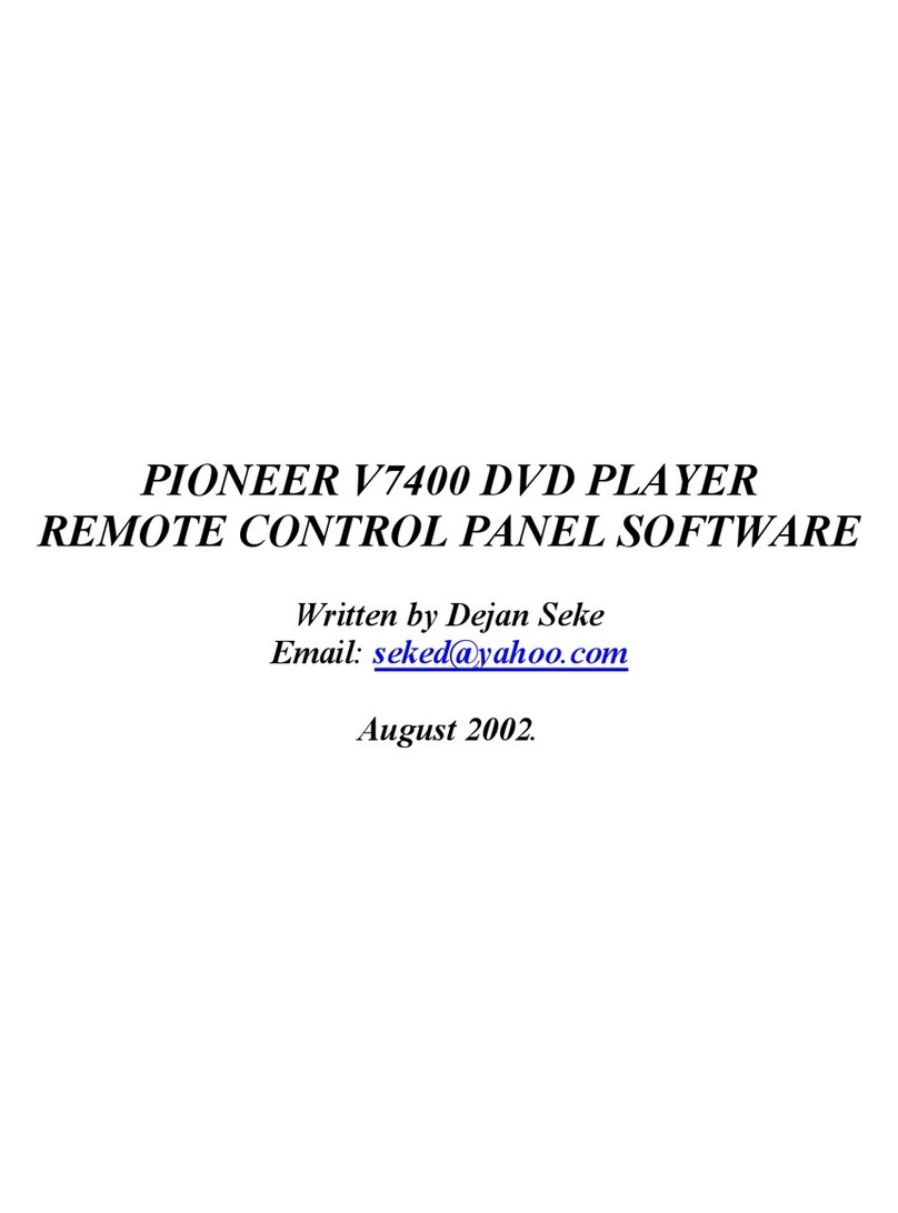 Pioneer V7400 User manual