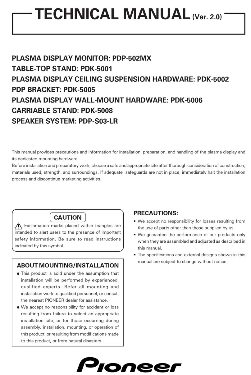 Pioneer PDP 502MX User manual