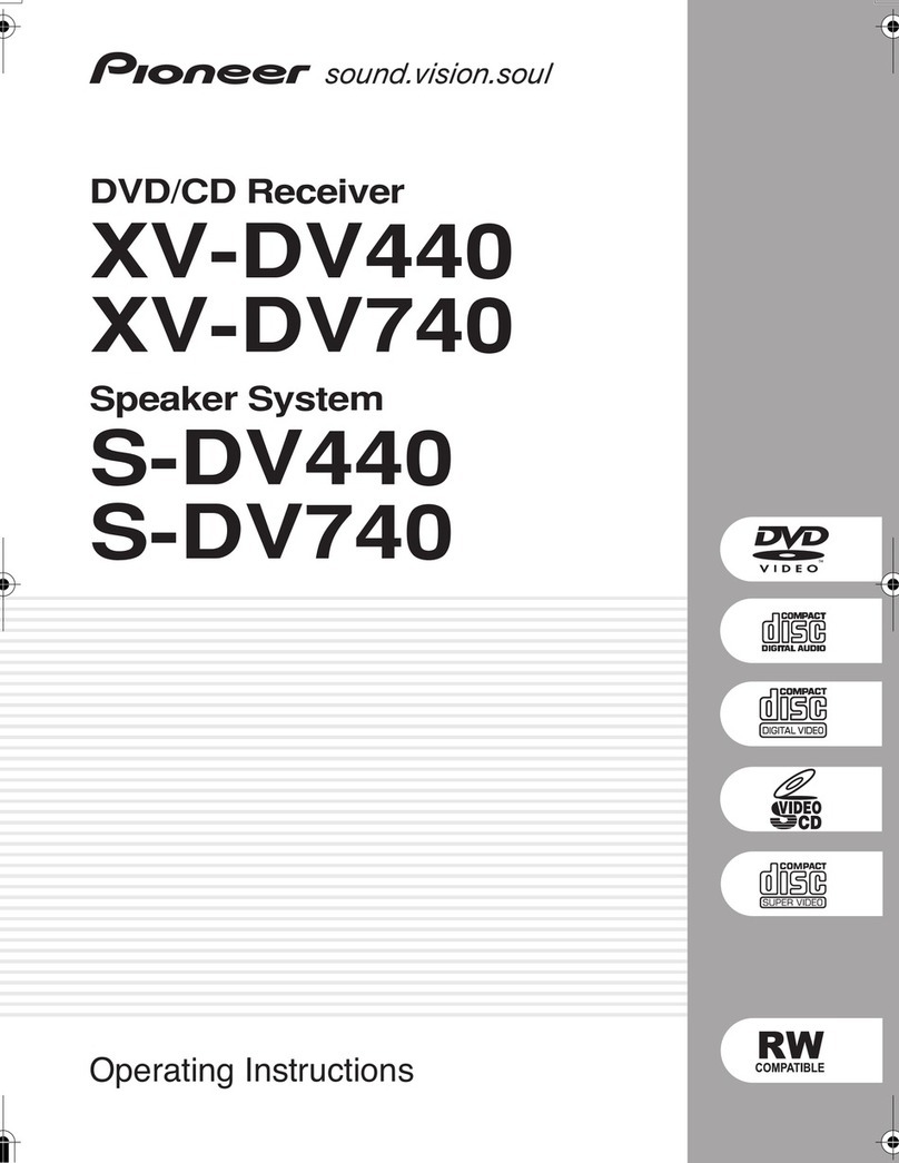 Pioneer S-DV440 User manual